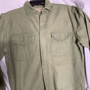 British Moleskin Olive Green Jacket